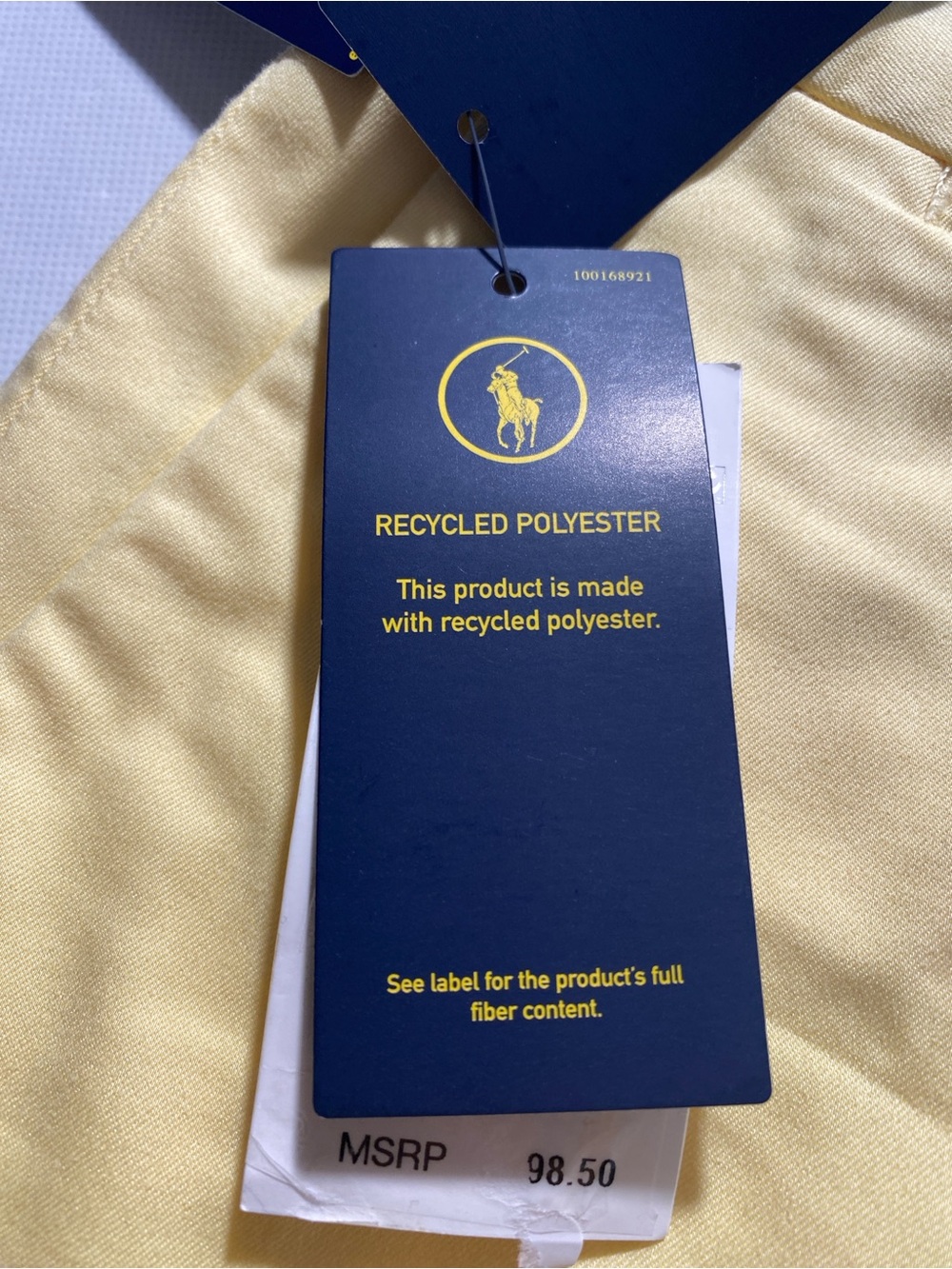 NEW- Size 30 Mens Polo Ralph Lauren Performance Chino Shorts Flat 8.5”i Yellow - Picture 6 of 14